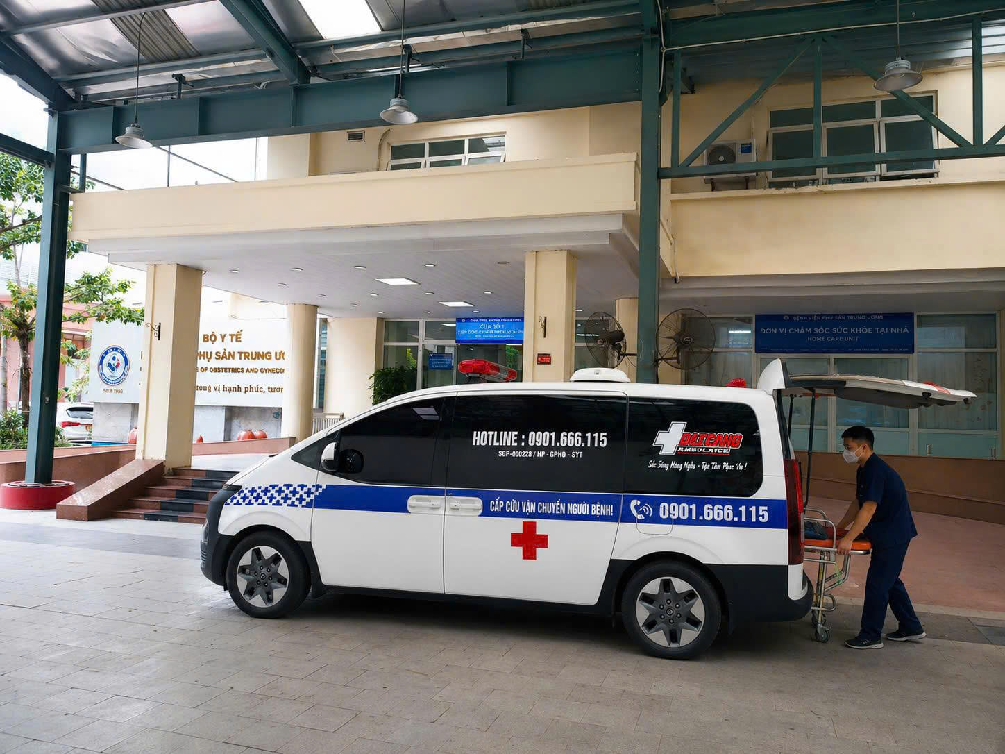 Chuyển viện tại Bệnh viện Phụ Sản Trung Ương