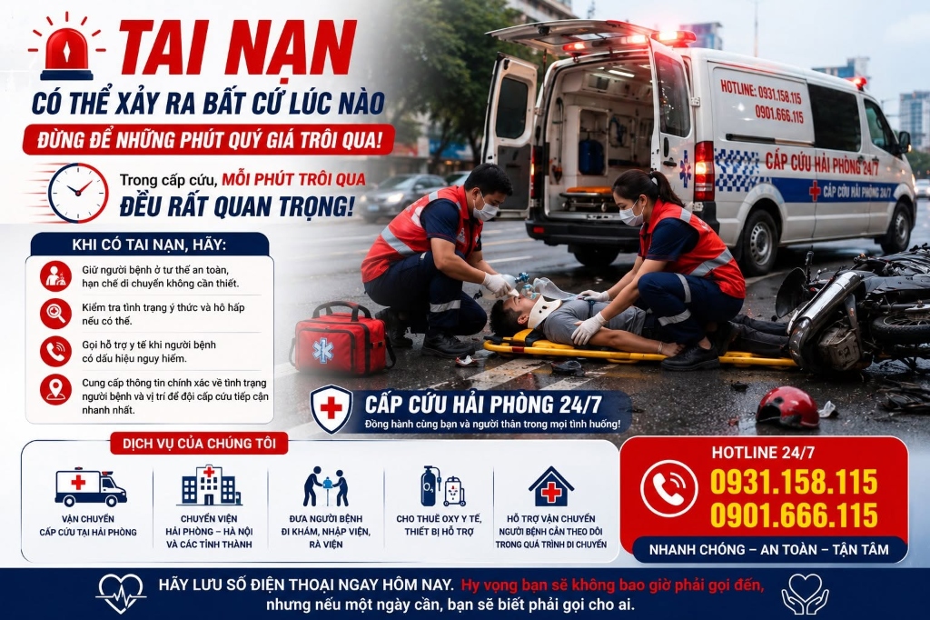 Tai nạn có thể xảy ra bất cứ lúc nào - Hướng dẫn xử lý khẩn cấp